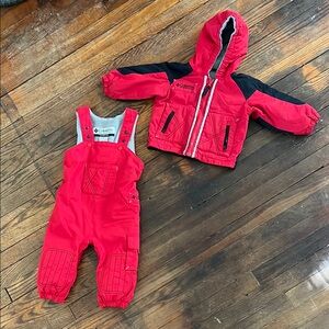 Columbia Kids Overalls Set Winter Coat 18 M
